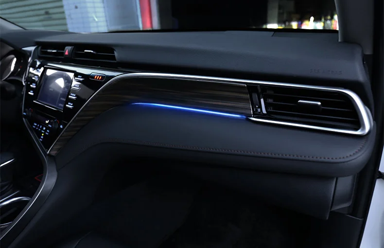 Для Toyota Camry XV70 Автомобильный ремонтный копилотовый атмосферный светильник, интерьерный рассеянный оптоволоконный яркий автомобильный Стайлинг