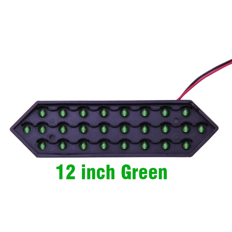 Green 12 дюймов номер сегмента АЗС открытый ультра Яркость белый большой цифровой светодиодный дисплей модуля - Цвет: Green