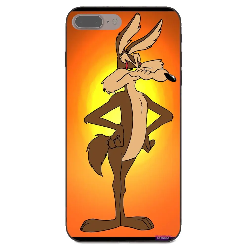 Милые Веселые Мультяшные мелодии Looney Coyote Diy красочный рисунок TPU для Samsung Galaxy A3 A5 A6