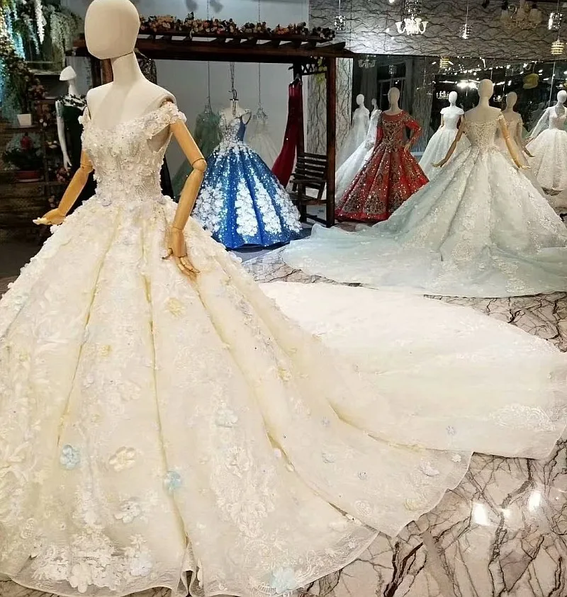 Новинка 2018 года шампанское кружево без рукавов, с вырезом лодочка собор Свадебные платья на прокат на шнуровке бальное платье Свадебные