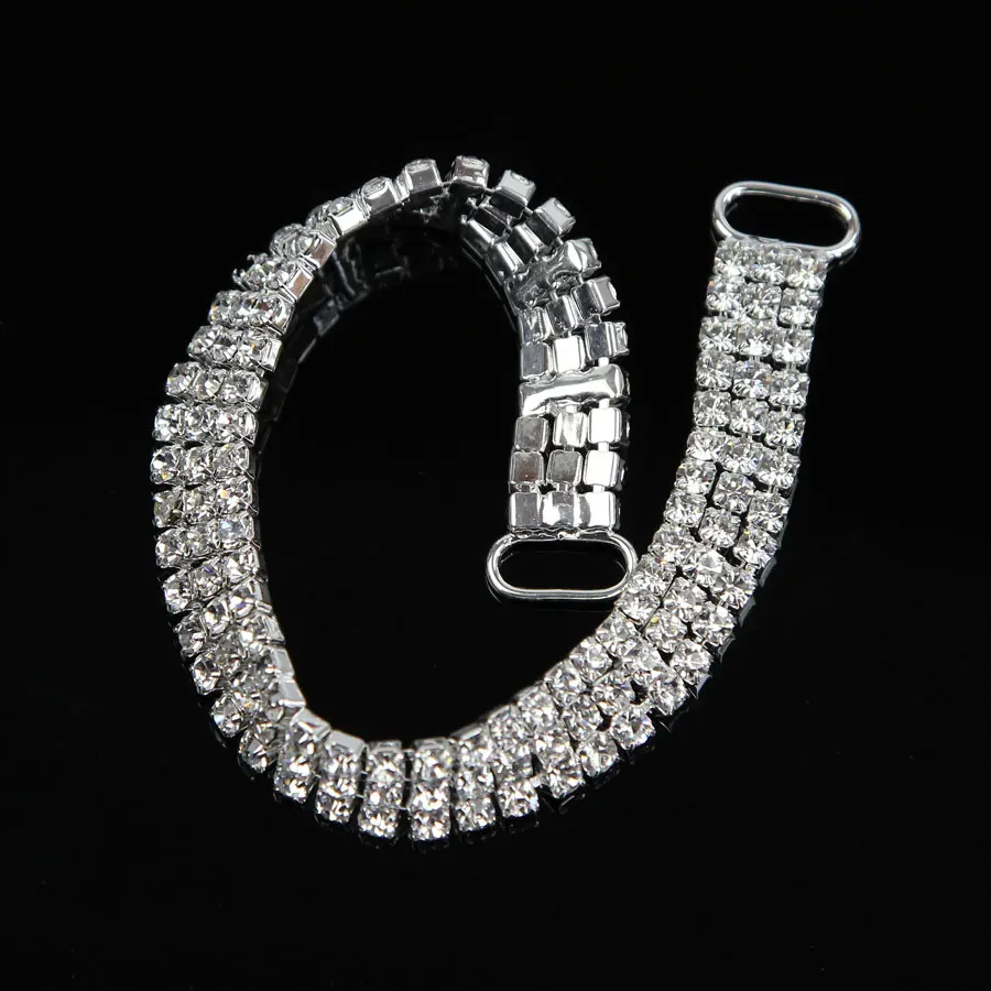

30pcs 18cm Rhinestone Chain Bulk Wholesale Bikini Connector Crystal Buckle Connectors