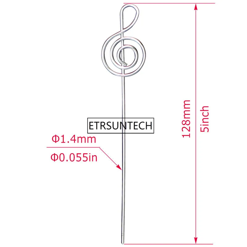 

Music Notation Wire Picture Card Memo Note Paper Photo Holders Clips Clay&Cake Clamp Accessories
