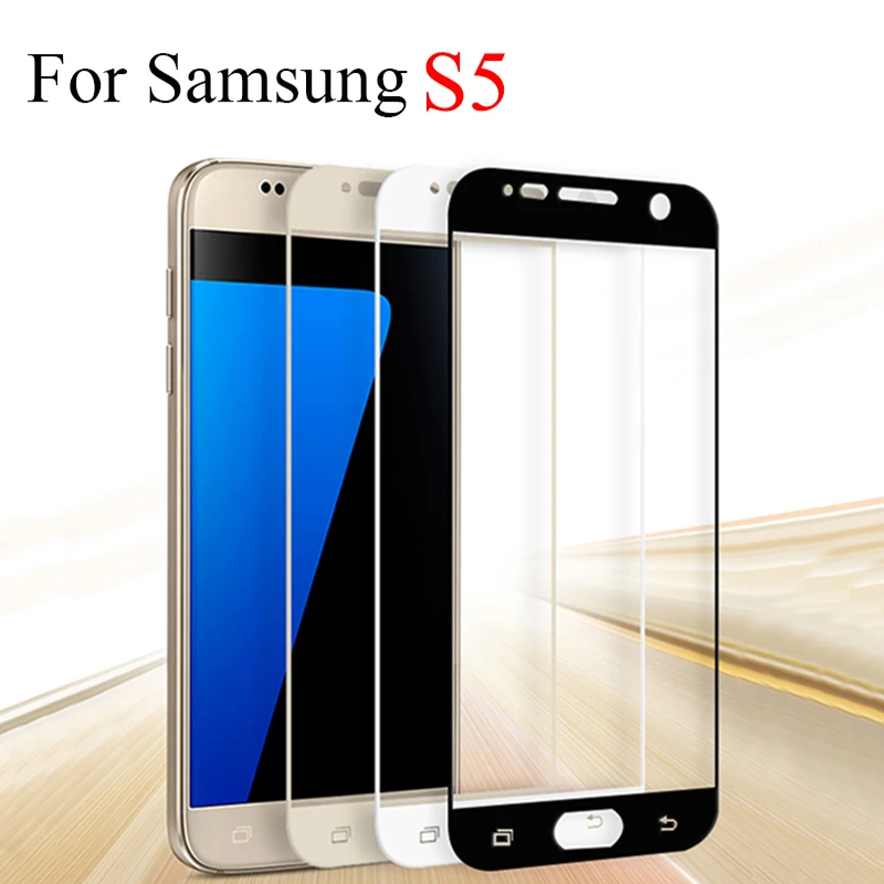 Weekendtas Informeer Snikken Tempered Glass For Samsung Galaxy S5 Screen Protector For Samsung Galaxy S  5 5S 9H Full Cover Protective Film toughened glass|Phone Screen Protectors|  - AliExpress