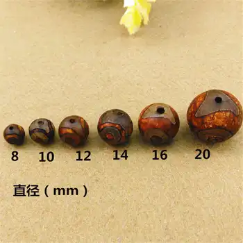 

TSB0438 Tibet Amulet Beads Carnelian Antiqued Tibetan Three Eyes Dzi 8mm 10mm 12mm 14mm 16mm 18mm 20mm