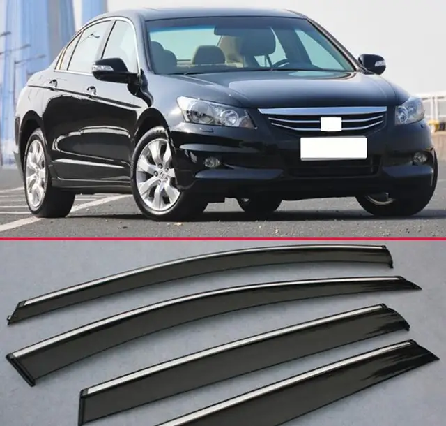 For Honda Accord 2008 2013 Window Wind Deflector Visor Rain/Sun Guard