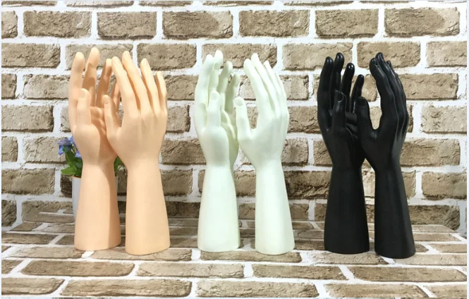 

Free Shipping!! New Plastic Male Hand Mannequin PVC Male Hand Model On Sale