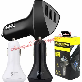 

car charger 3 Usb Ports 3.1A(Max) Car charger Auto power adapter for iphone 7 8 Samsung s7 s8 note 8