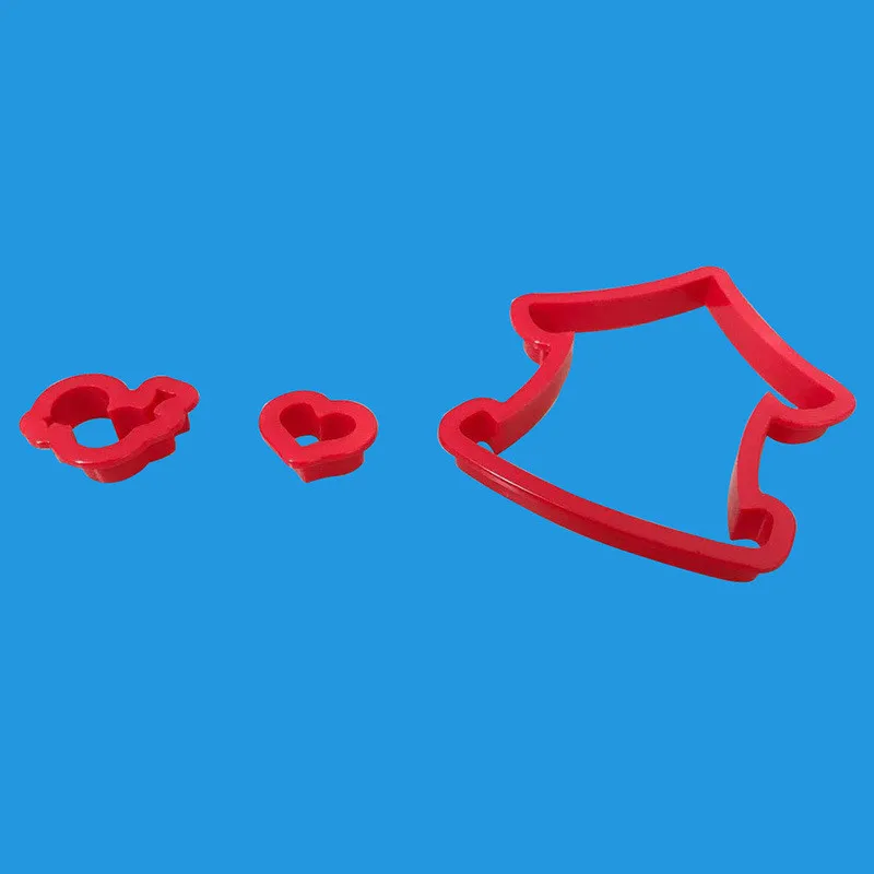

3 Pcs/set Plastic Bird House Fondant Cake Candy Biscuits Molds Cake Border Decoration DIY Baking Pastry Decor Tip Tools Bakeware
