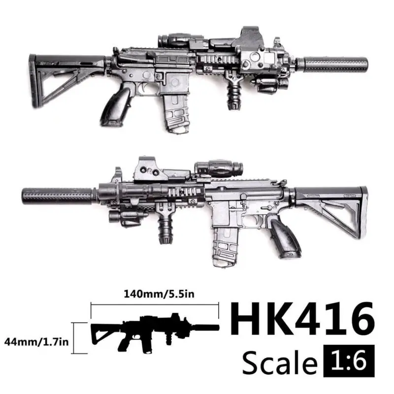 1/6 масштаб Gatling M134 Barrett AK47 MG42 игрушка сборка пистолет модель головоломки строительные кирпичи пистолет оружие для фигурки