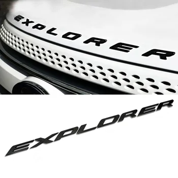 

New Black Car Hood Letters badge sticker Spelling for 2011-2016 Ford Explorer Perfect for car DIY decorations