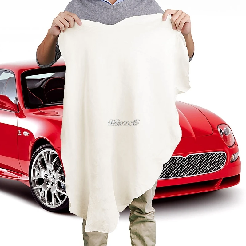 60*80CM Natural Shammy Chamois Leather Car Cleaning Towels Drying