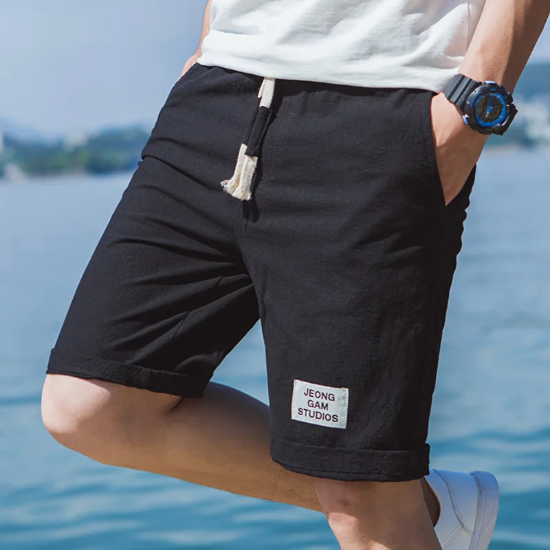 best casual shorts 2022 Summer Home Casual Shorts Men ,fashion Plus Size Mens Loose Cotton Shorts , Comfortable Breathable White Shorts Male  S-5XL best casual shorts Casual Shorts