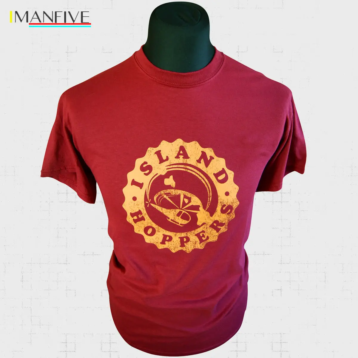 

Island Hoppers Magnum PI New T Shirt Retro Red TV 80's Vintage Hawaii Cool New T Shirts Funny Tops Tee New Unisex Funny Tops