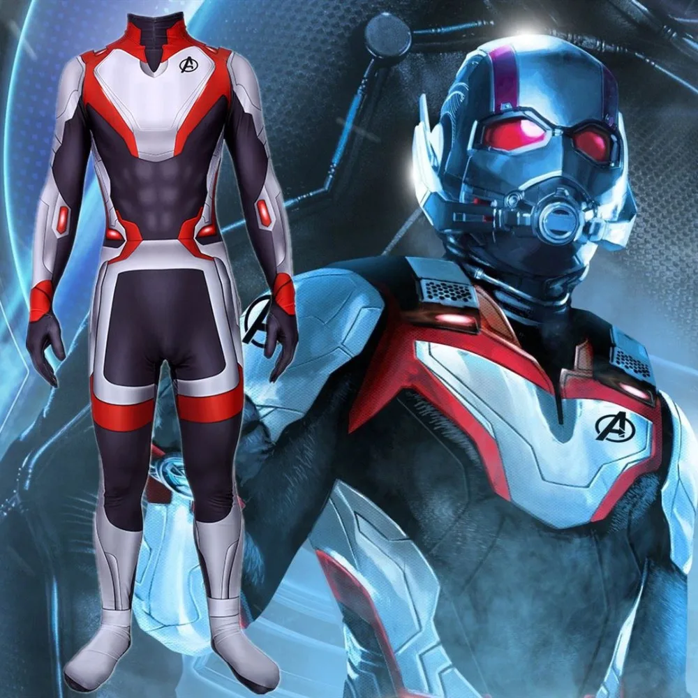 Avengers 4 Endgame Advanced Tech Cosplay Cosutme Zentai Bodysuit Suit Jumpsuits