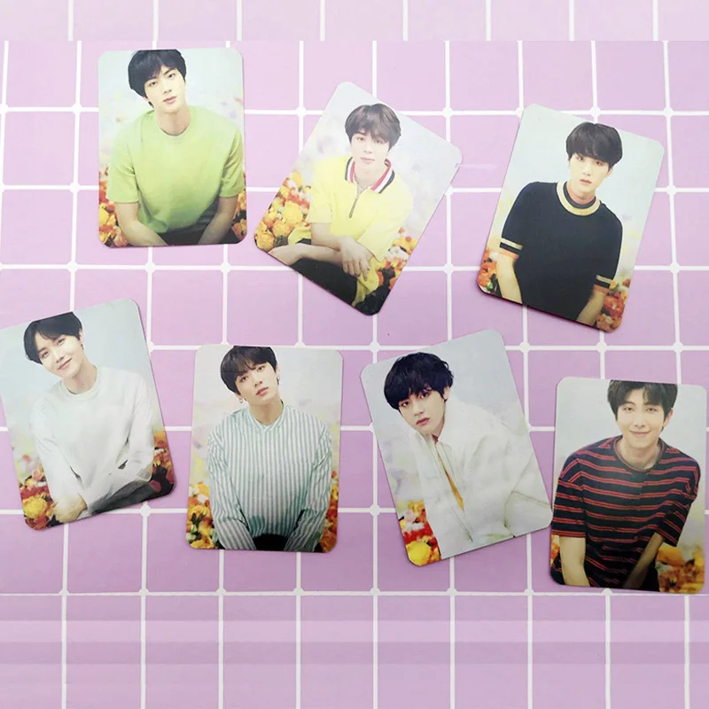 

7Pcs/Set BTS LOVE YOURSELF Photo Cards New Album Photocard Lomo Cards Fans Gifts Stationery Set