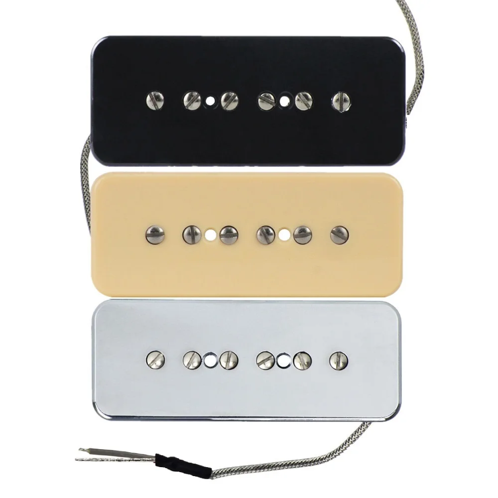 FLEOR 1PCS Vintage Alnico V Soapbar P90 Guitar Pickup P 90