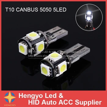 

Free Shipment 10pcs/lot G2 T10 5 LED SMD5050 B CANBUS,w5w canbus t10 led light ,194 501 168 lamp canbus,auto canbus t10 led