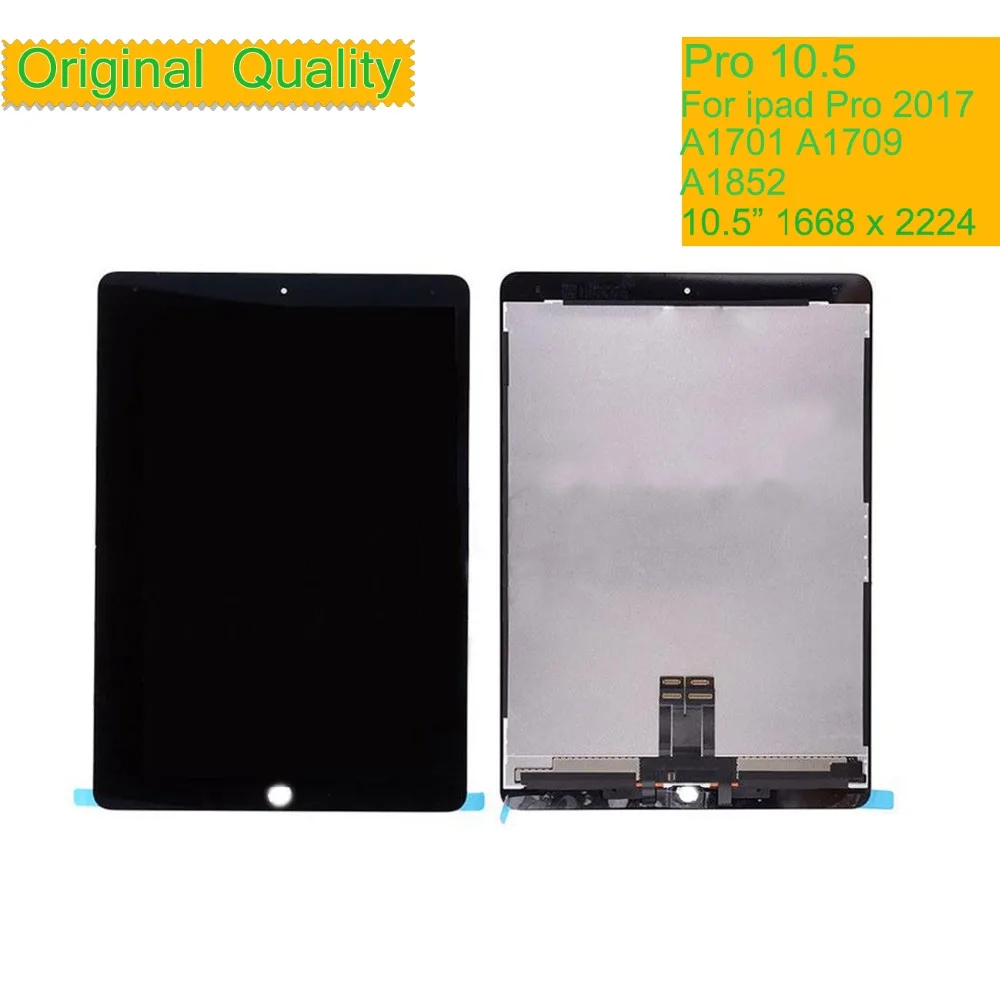

10Pcs/lot For Apple iPad Pro 10.5 2017 LCD Display Touch Screen Digitizer Assembly A1852 A1701 A1709 Touch Panel Complete DHL