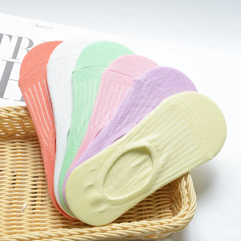 

IOLPR spring and summer cotton women boat socks shallow mouth breathable invisible women mesh invisible socks wholesale