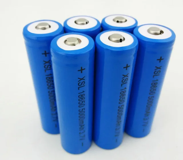 3,7 V 18650 5000mAh NCR литий-ионная аккумуляторная батарея фактическая емкость 2200mah