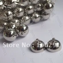 100 шт 12 мм стальной металлический цвет ювелирные изделия ожерелье на магнитной застежке браслет крючки