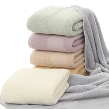 

1 Piece 70*140cm Cotton Beach Towel Soft Bath Towel Sport Gym Fast Drying Cloth Beauty Bed Large Towel Hot Sale 6 Colors