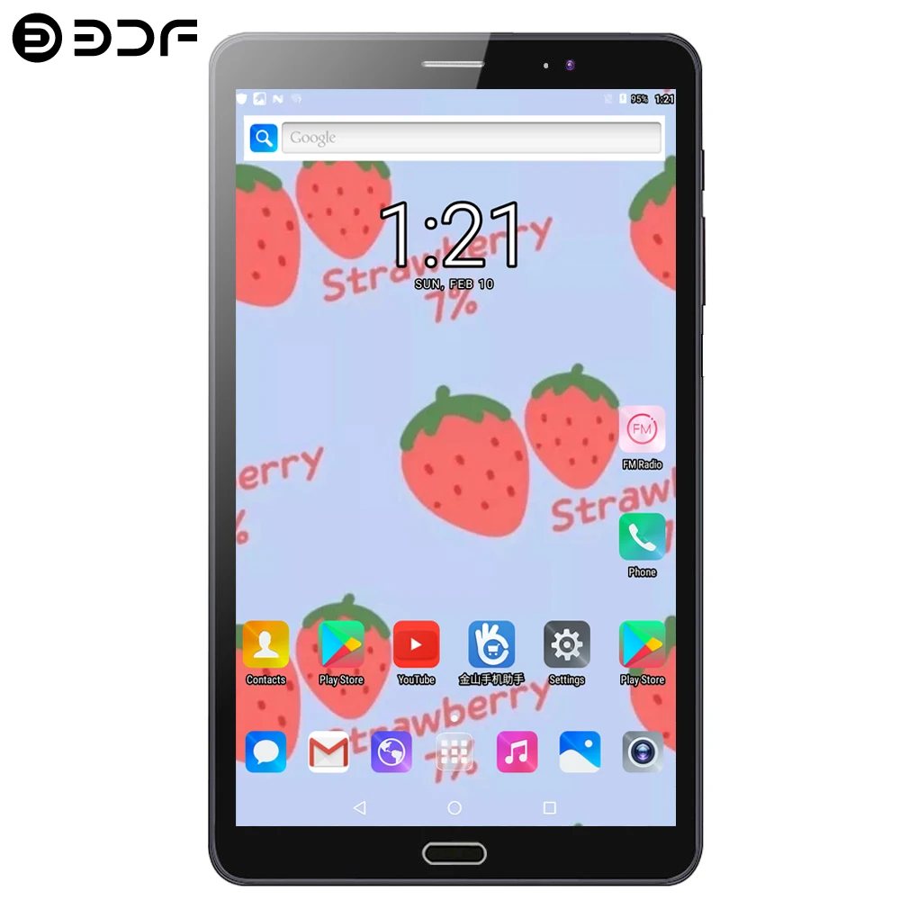 

BDF 8 Inch Android 7.0 Tablet Pc 3G/4G LTE SIM Card Phone Call 2.5D Screen 4GB/64GB Tablet Octa Core Ultra HD Camera Pc Tablet 8