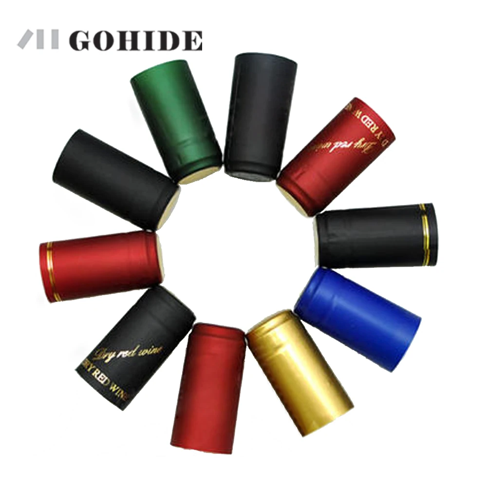 GUHD 20pcs/lot PVC Heat Shrink Sealing Cap Cover Wine Thickened Brewed