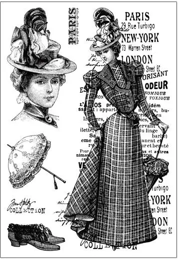 

KLJUYP Century lady Clear Stamps Scrapbook Paper Craft Clear stamp scrapbooking