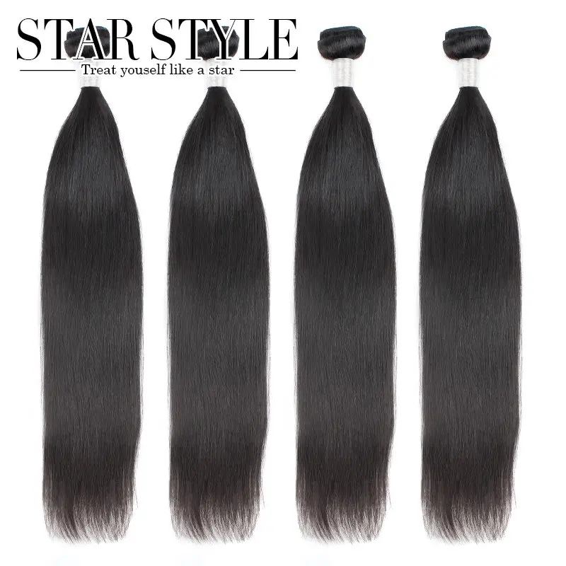 Peruvian Straight hair bundles Free Shipping 4pcs lot 7A Grade Top Sale Peruvian Virgin Hair 100