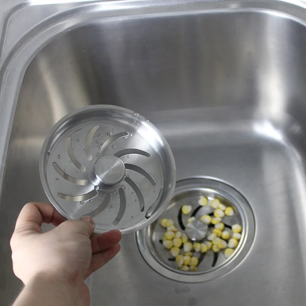 Talea Kitchen sink strainer Spacer Stainless steel waste plug drain net