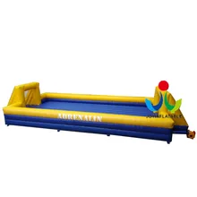 

Outdoor children playground inflatable soccer field with inflatable floor for sale
