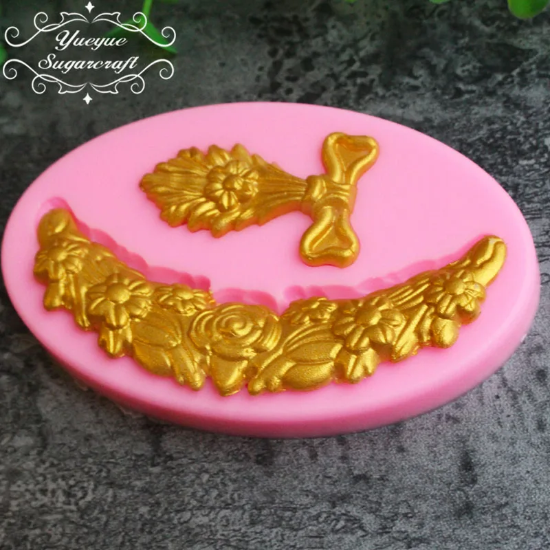Yueyue Sugarcraft силиконовая форма для украшения торта шоколадная мастика
