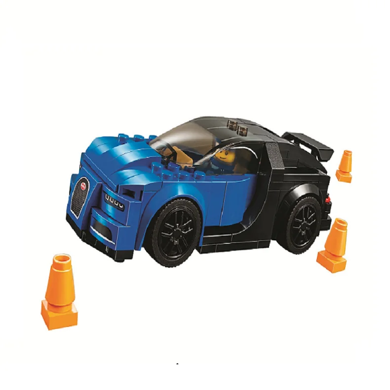 10777 Technic City Супер гонщики скорость чемпионы гоночный автомобиль строительные блоки кирпичи игрушки DIY для детской модели