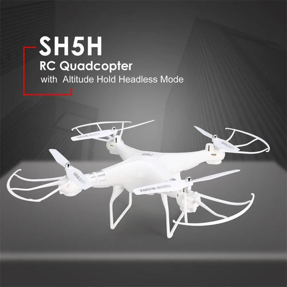 

SH5H 2.4G 4CH Smart Drone RC Quadrocopter with 720P Camera DRON Altitude Hold Headless Mode One Key Return LED Light VS Syma X5