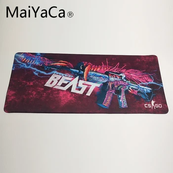 

MaiYaCa Hyper Beast Game Mouse Pad XL 900 * 400mm For CS Games CS DIY DIY super photos Enlarge Border Block size 900mm rushed