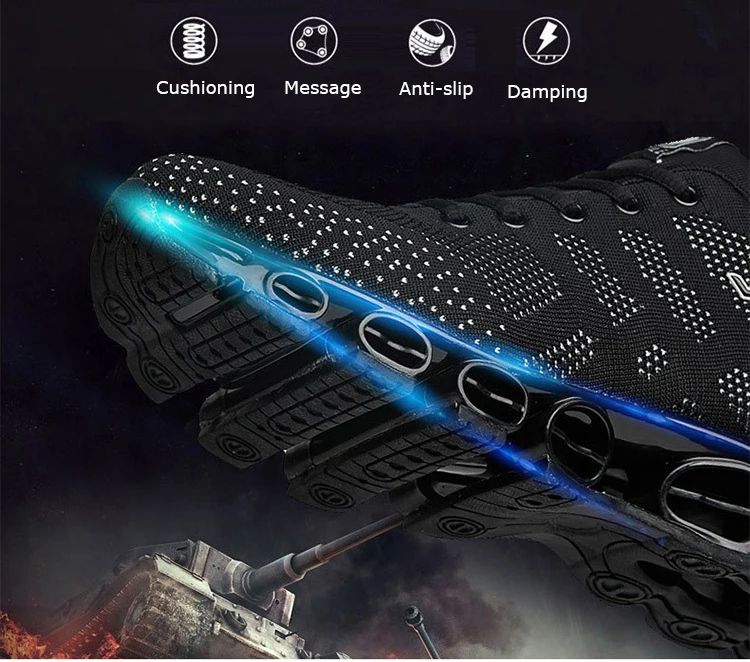JinBeiLe новые мужские кроссовки для улицы Спортивная обувь для мужчин zapatillas hombre удобные летние демпфирующие спортивные беговые кроссовки