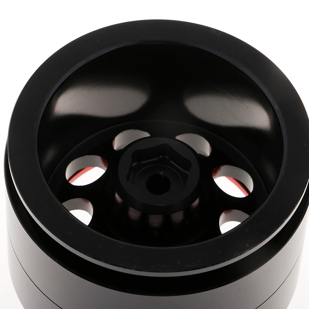 2pcs Aluminum 2.2' Beadlock Wheel Rims for 1/10 Traxxas TRX4 Axial SCX10 D90 RC Rock Crawler