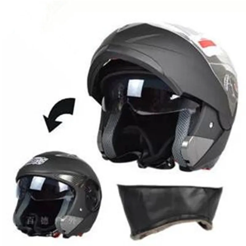 Casco capacetes мотоциклетный шлем зима winderproof модульные шлемы с двойной линзой XS размер шлем