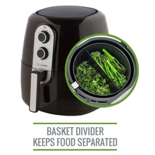 High Quality XL Air Fryer Cooking Divider Compatible with 9 inch Air Fryer Baskets Air Fryer Basket Divider Keeps Food Separated High Quality XL Air Fryer Cooking Divider Compatible with 9 inch Air Fryer Baskets Air Fryer Basket Divider Keeps Food Separated