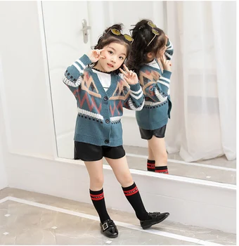 

Girl's sweater sweater Korean edition thread coat