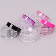 5PCS Cosmetics Jar Box Makeup Cream Refillable Bottle Storage Pot Container Round Bottle Portable Plastic Transparent Case цена 5PCS Cosmetics Jar Box Makeup Cream Refillable Bottle Storage Pot Container Round Bottle Portable Plastic Transparent Case цены онлайн