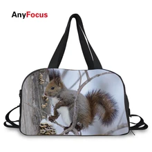 Белка Животные принт узор новая мода большой емкости Дамский багаж сумка дорожная сумка с принтом дорожная сумка для багажа Повседневная сумка