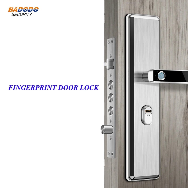 

Simple design stainless steel Intelligent semiconductor Fingerprint Lock Electronic biometric Door Lock