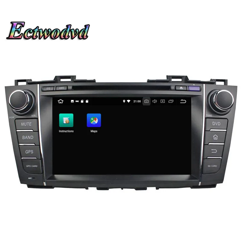 Clearance Ectwodvd Octa Core 4G RAM 64G ROM Android 9.0 Car Multimedia DVD Player GPS HeadUnit For Mazda 5 2009-2012 Premacy 2009-2012 3