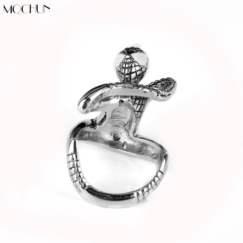 

MQCHUN Hot Movie Spiderman Vintage Silver Ring Superhero Marvel Comics SPIDER-MAN Ring Jewelry Mens Fashion Rings Size 6-12