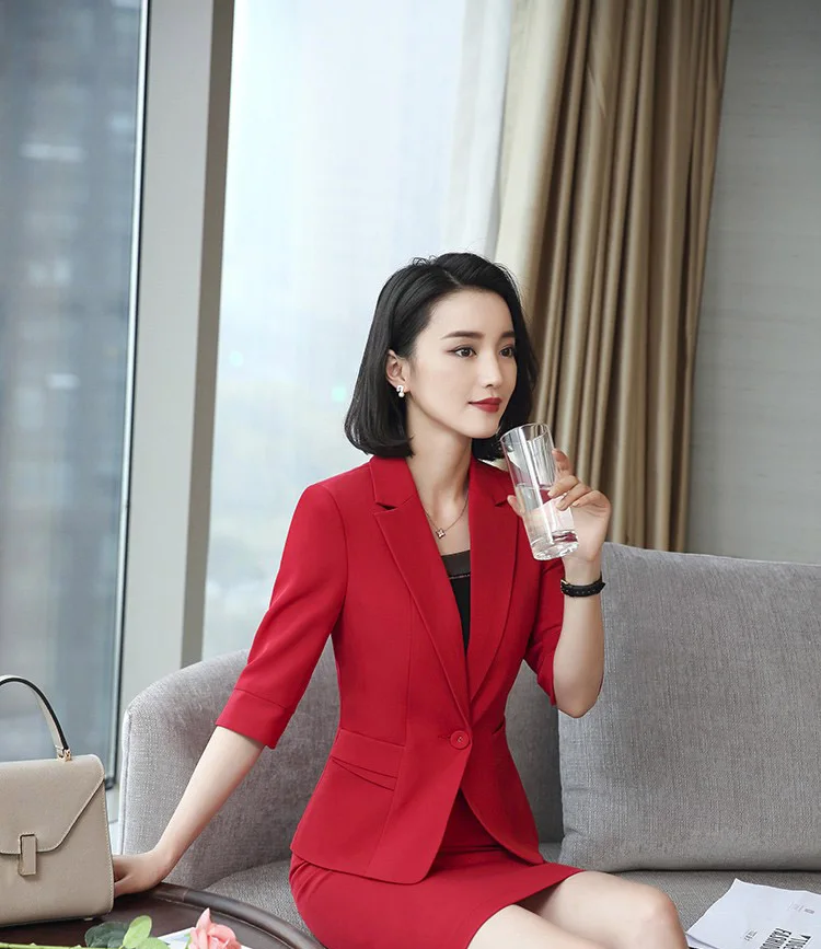 Купить Профессиональный женщины юбка костюм Весна-осень элегантный ...
