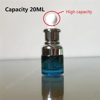

50 pcs 20ml Glass Dropper Makeup Bottle Empty Cosmetic Perfume Liquid Glass Dispenser Refillable Bottle