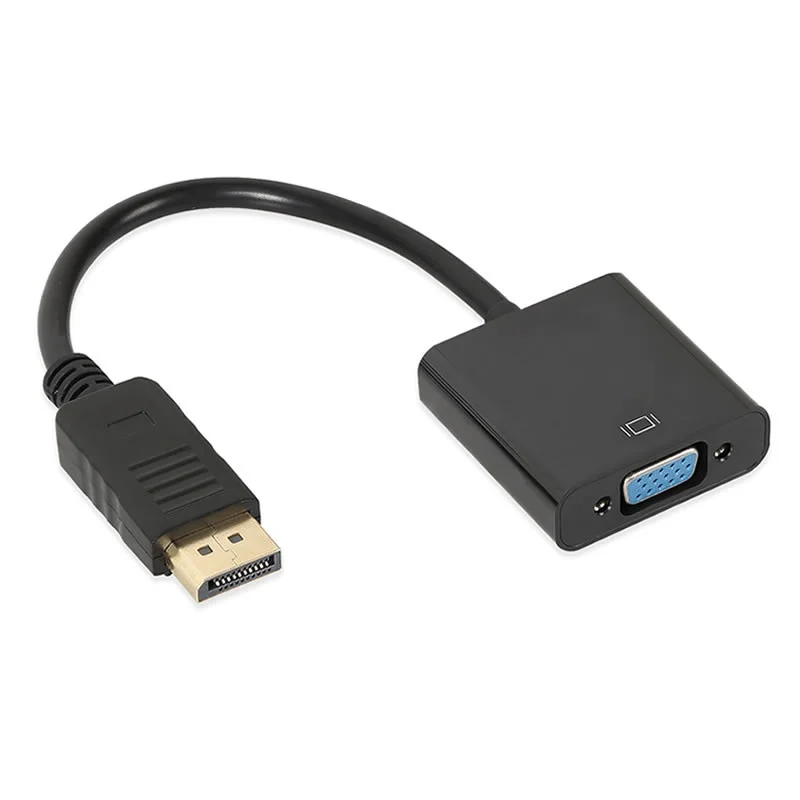 Onvian DisplayPort DP to VGA Кабель адаптер 1080P конвертер Папа мама кабель для ПК компьютера