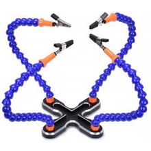 Diy пайка третьей руки 4 шт. гибкий манипулятор сварочная подставка держатель для ремонта Инструмент Многофункциональная металлическая основа Сварка Solderi